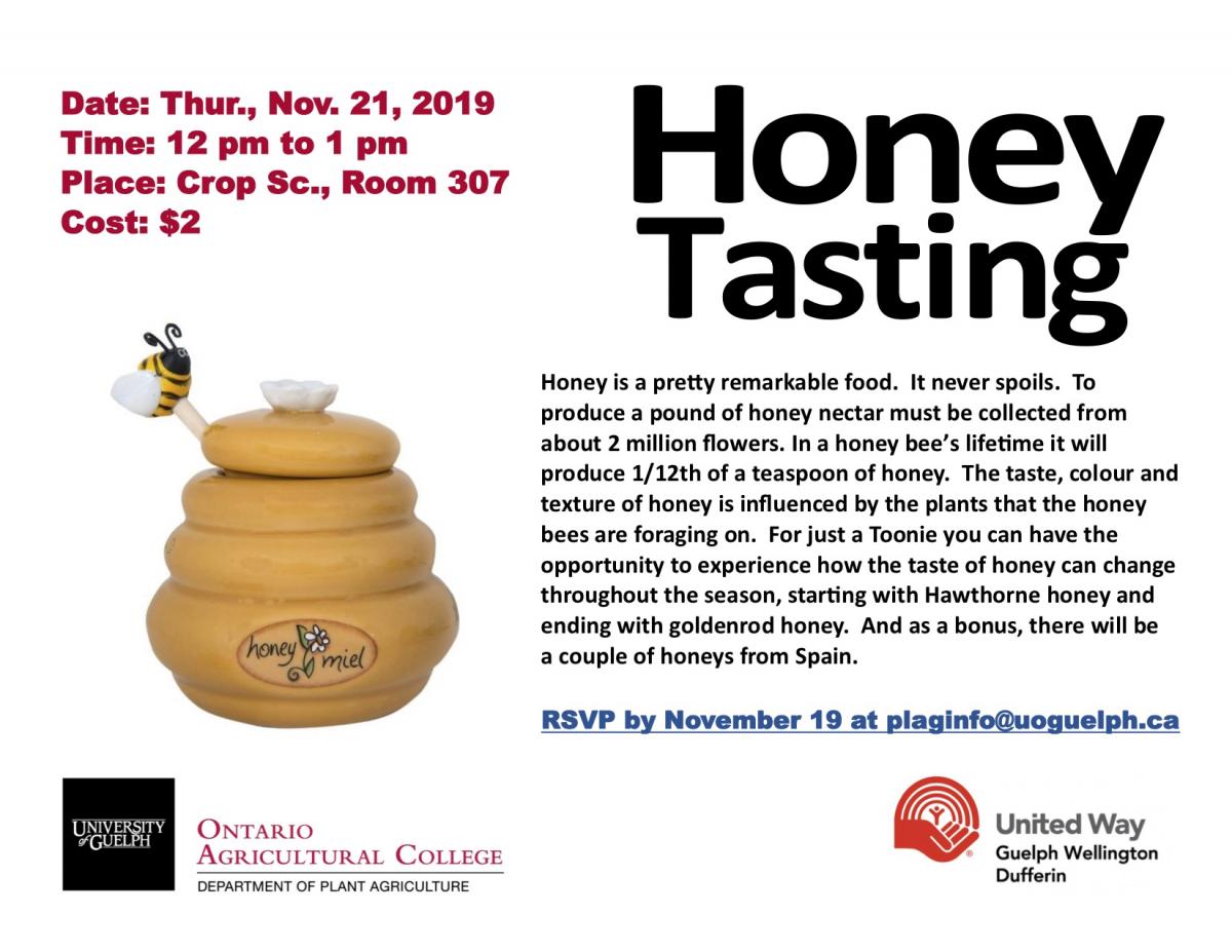 Honey Tasting United Way